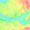 Mapa topográfico Obat, altitude, relevo