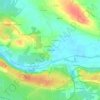 Mapa topográfico Lancement, altitude, relevo