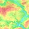 Mapa topográfico La Billais, altitude, relevo