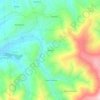 Mapa topográfico Bocado, altitude, relevo