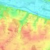 Mapa topográfico Pièce de Ferrière, altitude, relevo