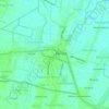Mapa topográfico Pegulon, altitude, relevo