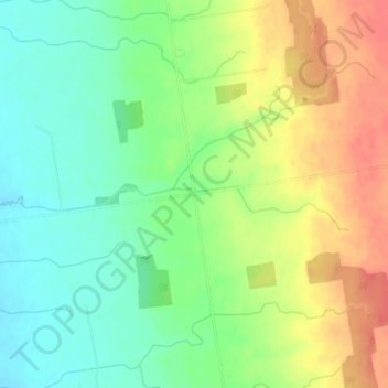 Mapa topográfico Blake, altitude, relevo