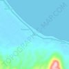 Mapa topográfico Bokat, altitude, relevo