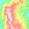 Mapa topográfico El Agrado, altitude, relevo