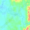 Mapa topográfico Kampung Perlop 2, altitude, relevo