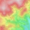Mapa topográfico Le Verniol, altitude, relevo