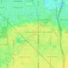 Mapa topográfico Lealman, altitude, relevo