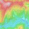 Mapa topográfico Sobrón, altitude, relevo