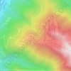 Mapa topográfico Grand Paul, altitude, relevo