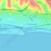 Mapa topográfico Kingston Buci, altitude, relevo