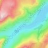 Mapa topográfico La Buge, altitude, relevo