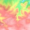 Mapa topográfico Judes, altitude, relevo