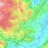Mapa topográfico Toroño, altitude, relevo
