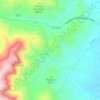 Mapa topográfico Aigüesvives, altitude, relevo