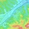 Mapa topográfico Vilardell, altitude, relevo