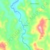Mapa topográfico Bajo Bonito, altitude, relevo