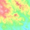 Mapa topográfico Ernesta, altitude, relevo