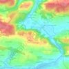 Mapa topográfico Roussimel, altitude, relevo