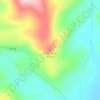 Mapa topográfico Ryan Peak, altitude, relevo