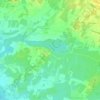 Mapa topográfico Le Logis de Mons, altitude, relevo