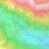 Mapa topográfico Plan, altitude, relevo