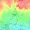 Mapa topográfico Le Mesnil-en-Thelle, altitude, relevo