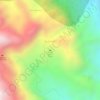 Mapa topográfico Cueva de los Loros, altitude, relevo