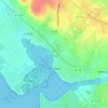 Mapa topográfico La Hieullerie, altitude, relevo