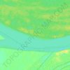 Mapa topográfico Amatari, altitude, relevo