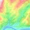 Mapa topográfico Travanca, altitude, relevo
