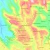 Mapa topográfico Ankumbura, altitude, relevo