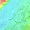 Mapa topográfico Frappe, altitude, relevo