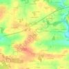 Mapa topográfico Quéhéon, altitude, relevo