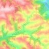 Mapa topográfico Farret, altitude, relevo