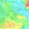 Mapa topográfico Les Fangasses, altitude, relevo