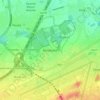 Mapa topográfico Melsbroek, altitude, relevo