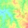 Mapa topográfico Lauzeraud, altitude, relevo