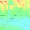 Mapa topográfico Pujud, altitude, relevo