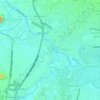 Mapa topográfico Pameuntasan, altitude, relevo