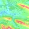 Mapa topográfico Tourtouse, altitude, relevo