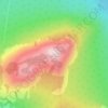 Mapa topográfico Большой Уван, altitude, relevo