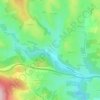 Mapa topográfico Juré, altitude, relevo