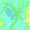 Mapa topográfico Sungai Bengkal Barat, altitude, relevo