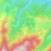 Mapa topográfico Le Rasclat, altitude, relevo