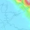 Mapa topográfico Kota Baru, altitude, relevo