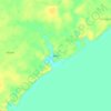 Mapa topográfico Muia, altitude, relevo
