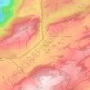 Mapa topográfico Les Emibois, altitude, relevo