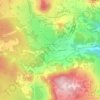 Mapa topográfico Fontfreyde, altitude, relevo