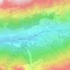 Mapa topográfico Les Champs, altitude, relevo